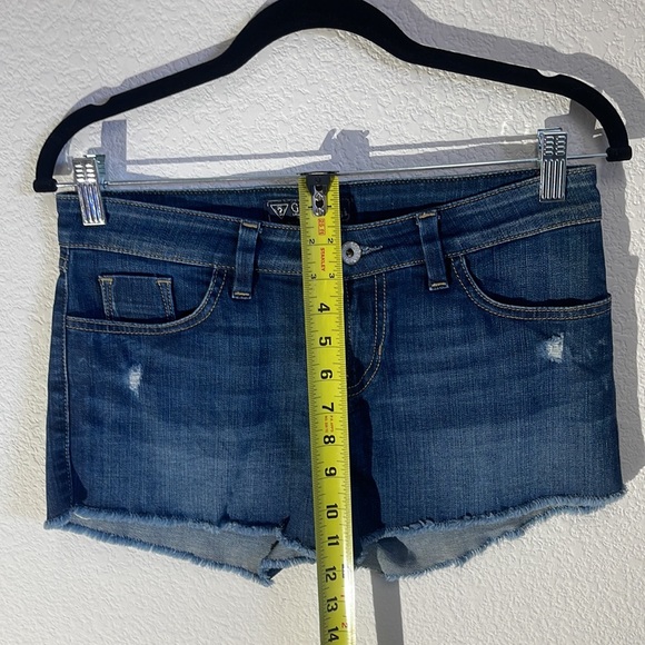 Guess Dark Denim Short 
Style #W22D75DO0EQ2 - Picture 4 of 6